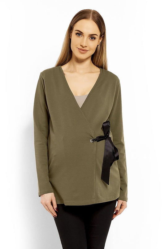  Maternity blouse model 113239 PeeKaBoo 